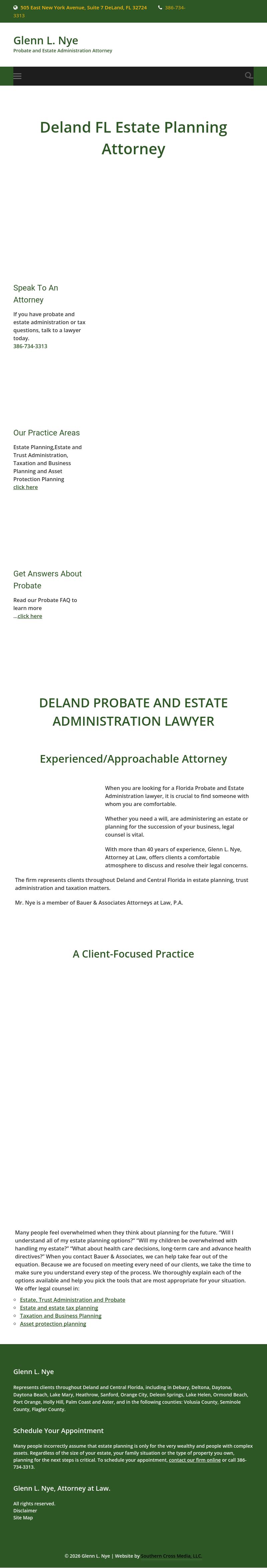 Glenn Lee Nye, Attorney at Law - Deland FL Lawyers