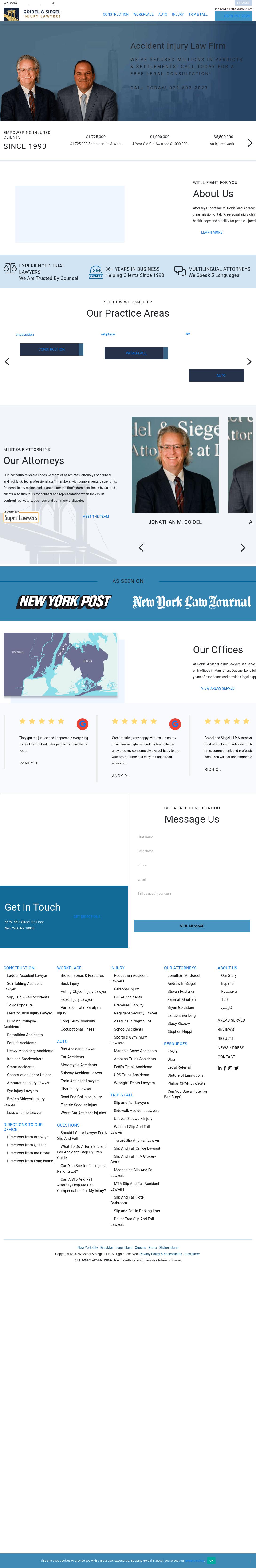 Goidel & Siegel LLP - New York NY Lawyers