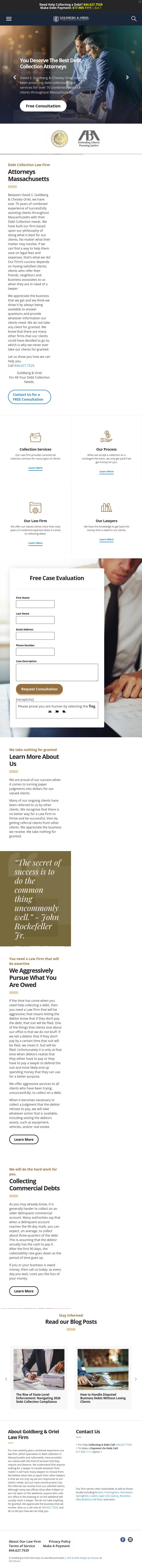 Goldberg & Oriel - Framingham MA Lawyers