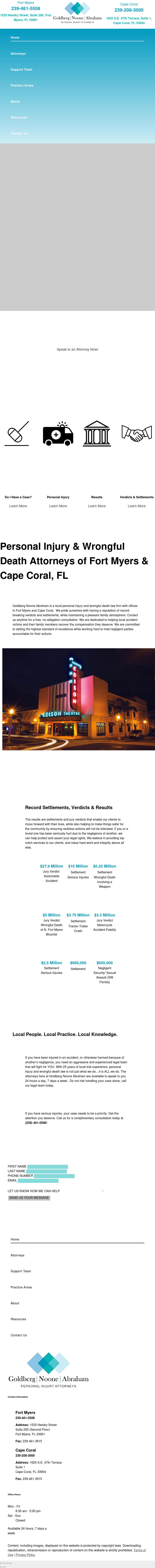 Goldberg, Racila, D'Alessandro & Noone, LLC - Port Charlotte FL Lawyers