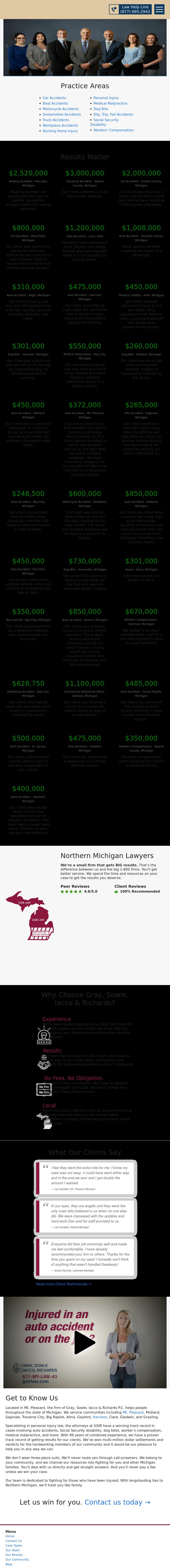 Gray Sowle & Iacco, PC - Mt. Pleasant MI Lawyers