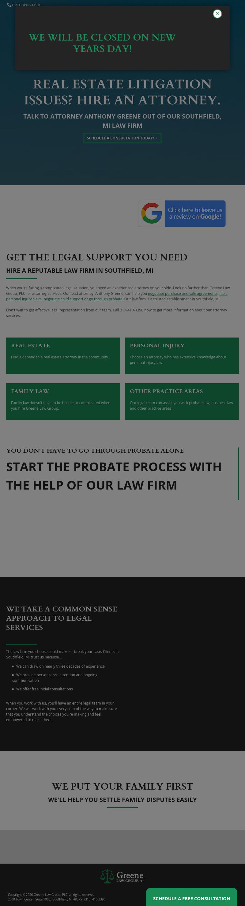 Greene Law Group, PLC - Ann Arbor MI Lawyers