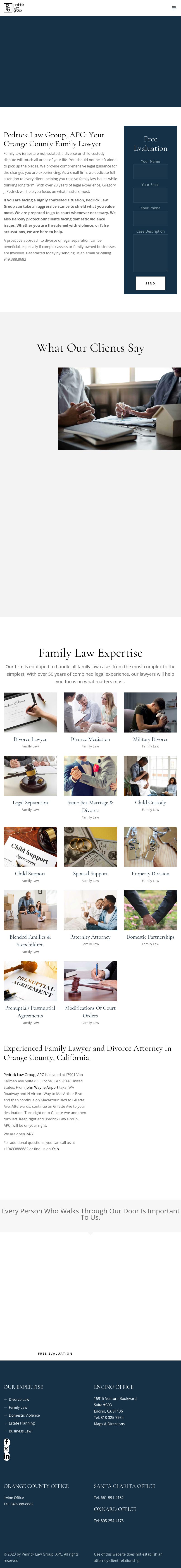 Gregory J. Pedrick - Stevenson Ranch CA Lawyers