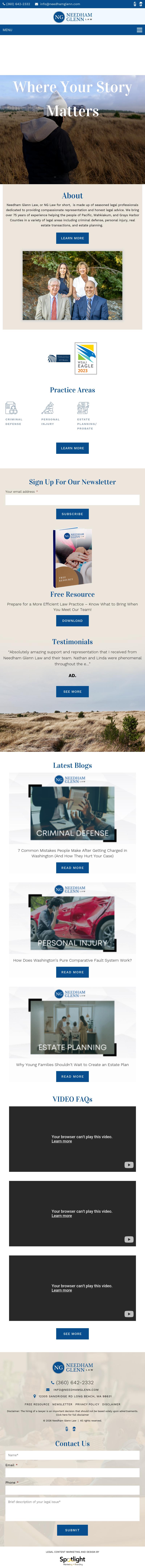 Guy M. Glenn - Long Beach WA Lawyers