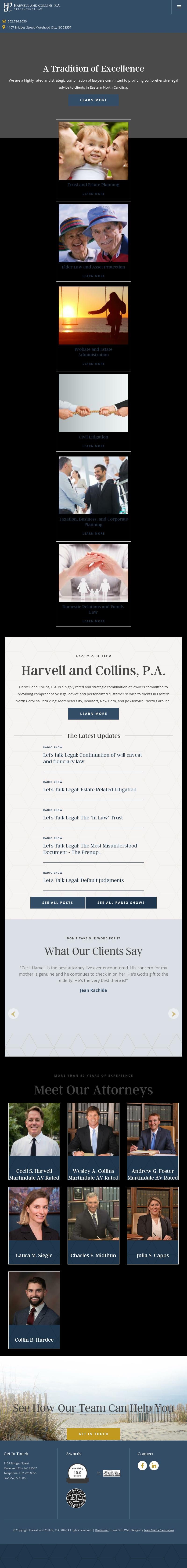 Harvell & Collins, P.A. - Morehead City NC Lawyers