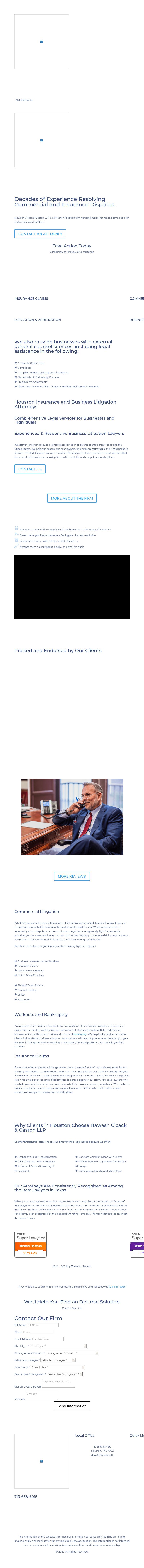 Hawash Cicack & Gaston, LLP - Houston TX Lawyers