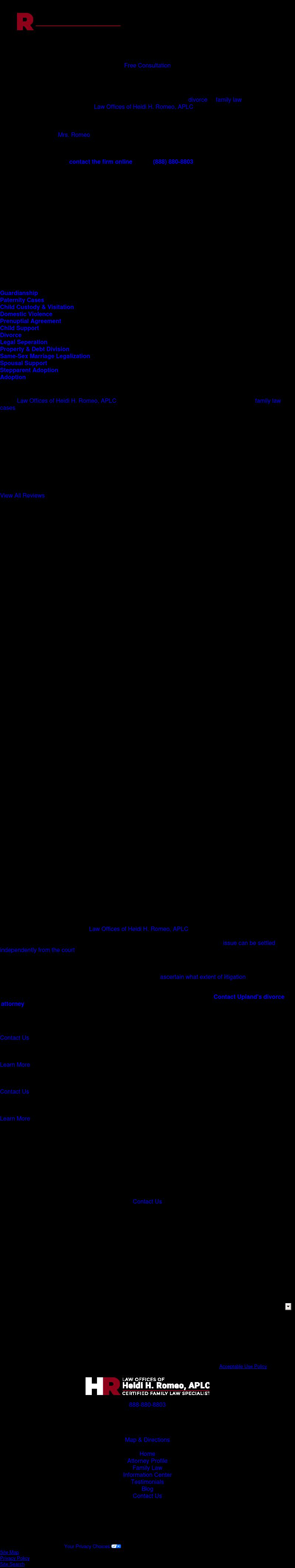 Heidi H. Romeo - Upland CA Lawyers