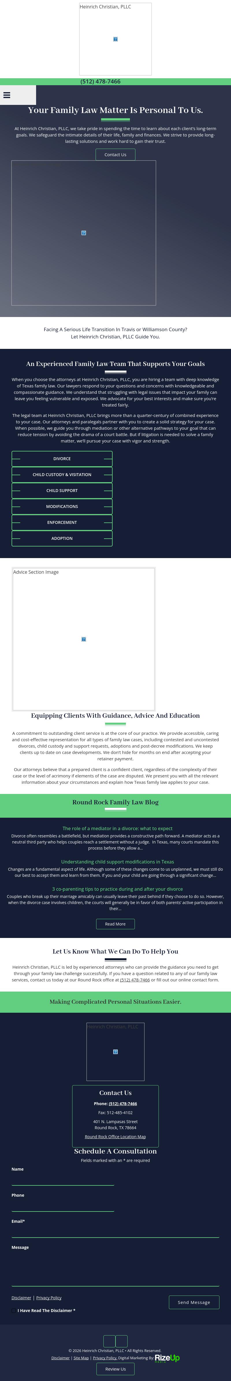 Heinrich Christian, PLLC - Round Rock TX Lawyers