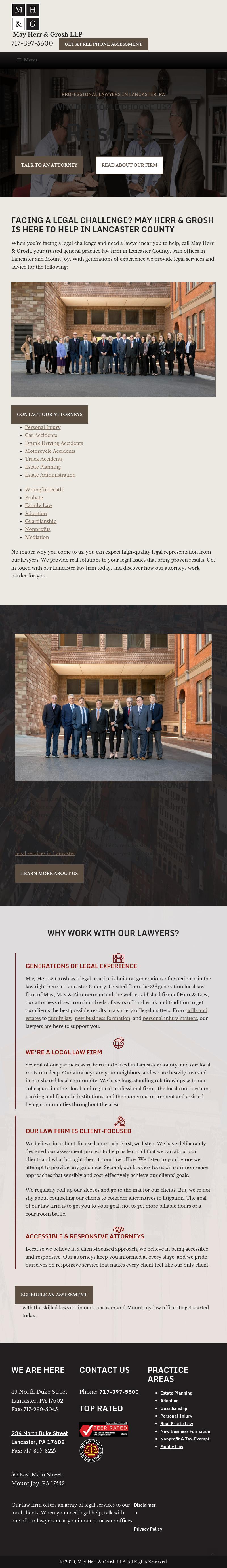 May Herr & Grosh - Lancaster PA Lawyers