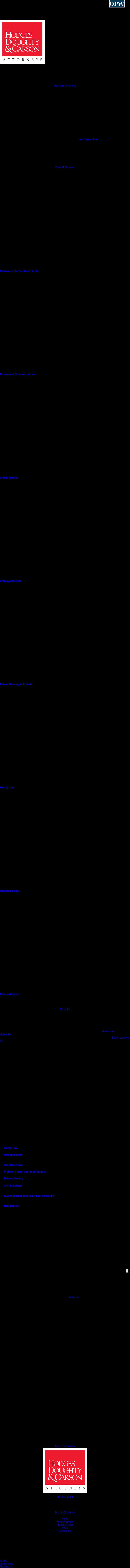 Hodges, Doughty & Carson, PLLC - Knoxville TN Lawyers