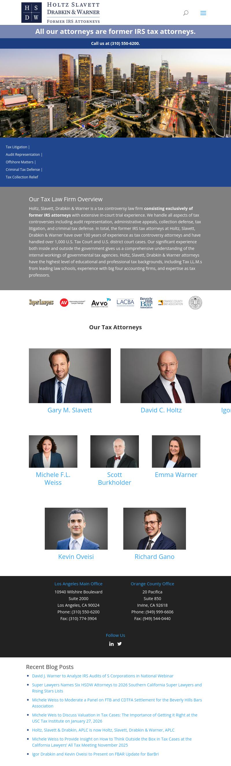 Holtz, Slavett & Drabkin, A Professional Law Corporation - Beverly Hills CA Lawyers