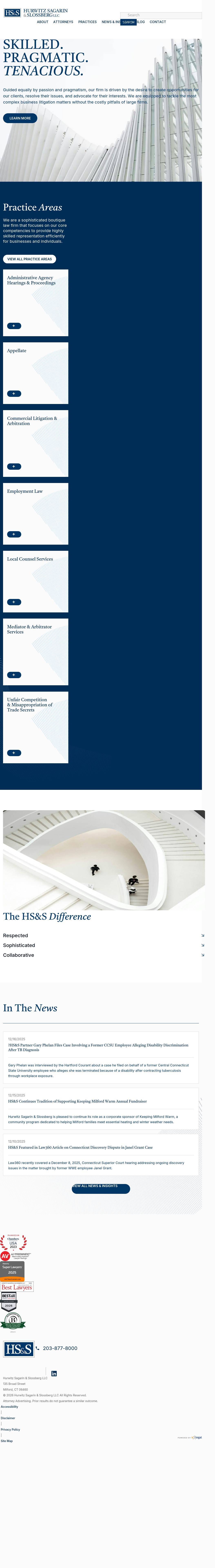 Hurwitz, Sagarin, Slossberg & Knuff, LLC - Milford CT Lawyers