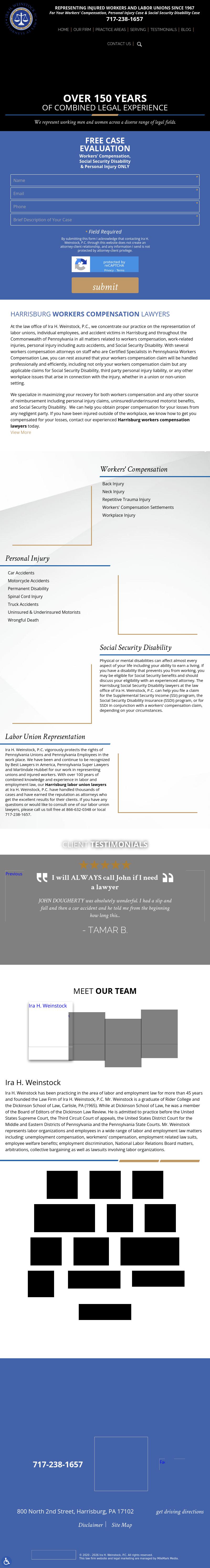 Ira H. Weinstock, P.C. - Harrisburg PA Lawyers