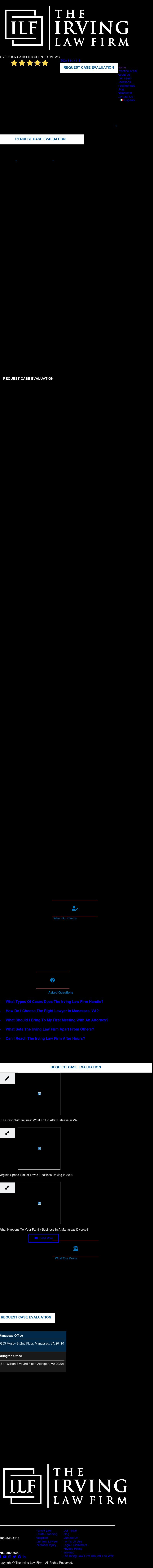 The Irving Law Firm - Manassas VA Lawyers