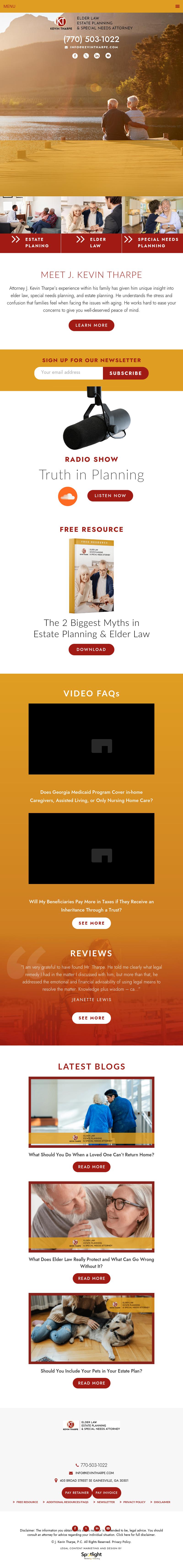 J. Kevin Tharpe, P.C. - Gainesville GA Lawyers