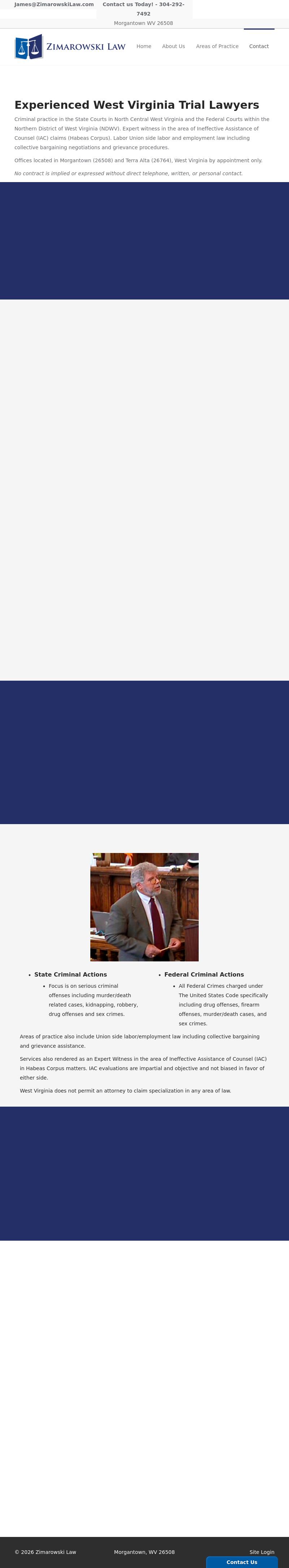 James B. Zimarowski Law Offices - Morgantown WV Lawyers