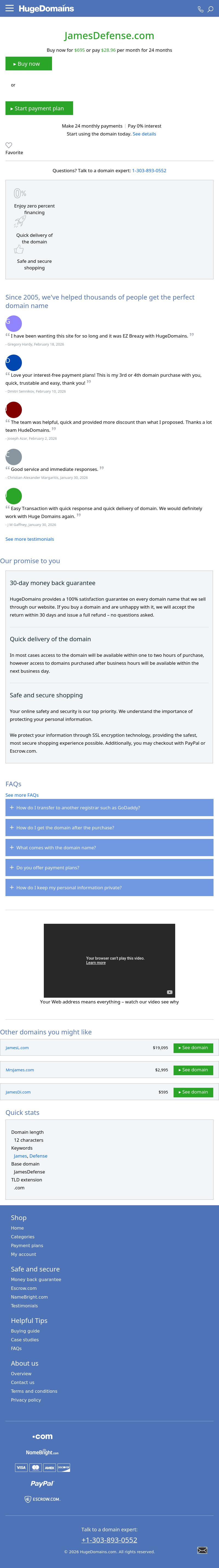 James Defense - Boulder CO Lawyers