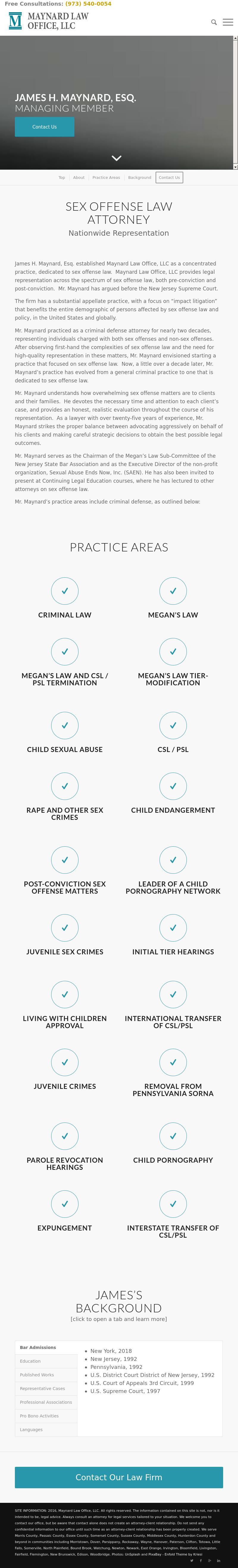 James H. Maynard, Esq. - Morristown NJ Lawyers