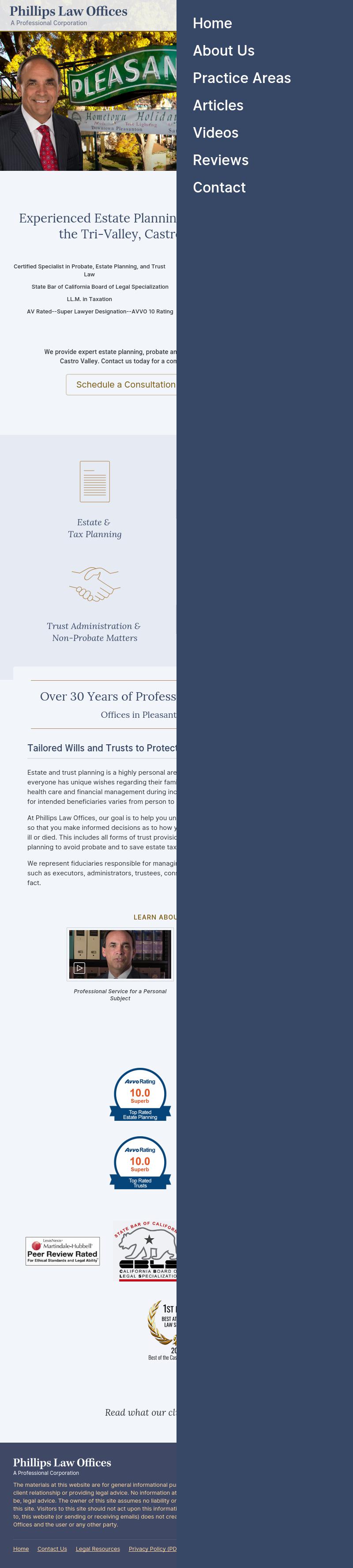 James J. Phillips - Hayward CA Lawyers