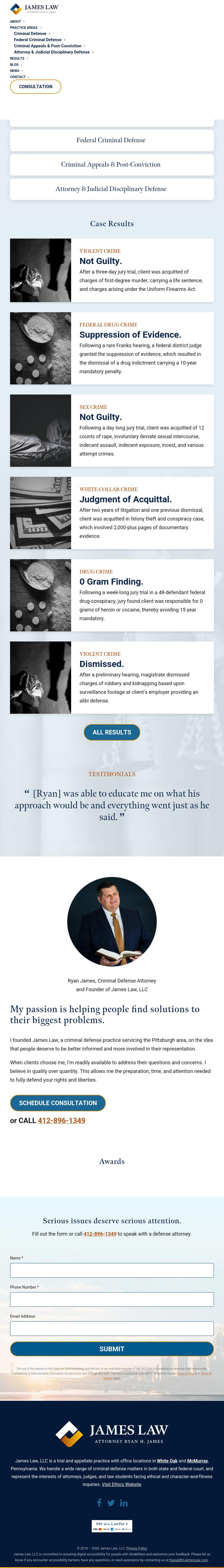 James Law, LLC - White Oak PA Lawyers