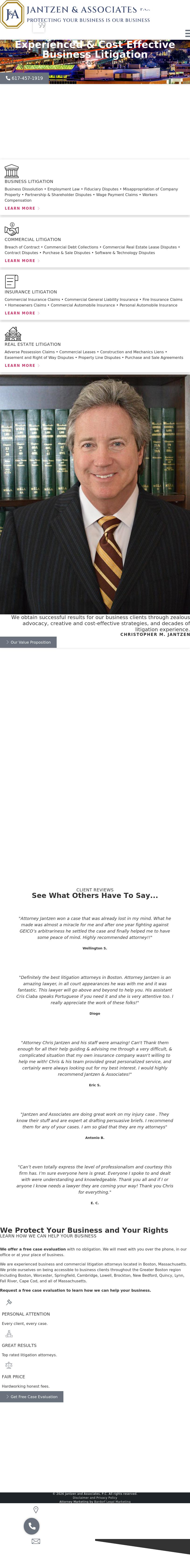 Jantzen and Associates, P.C. - Boston MA Lawyers