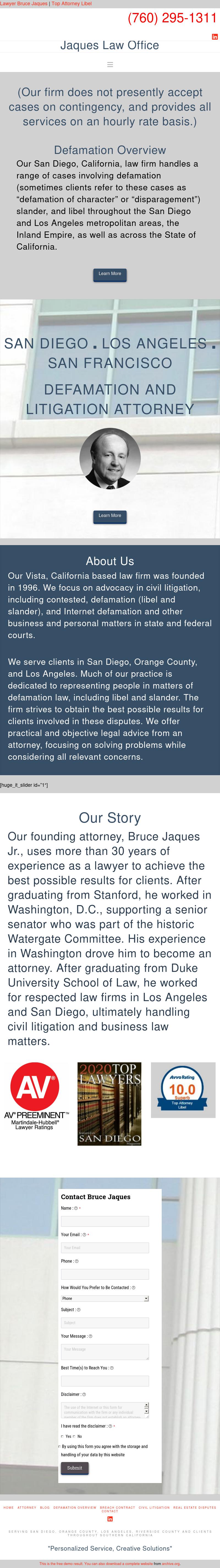 Jaques Law Office - Vista CA Lawyers