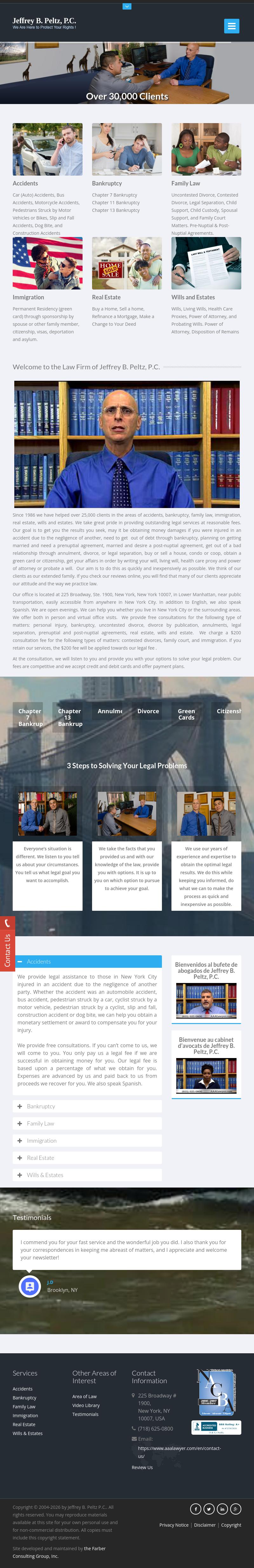 Jeffrey B. Peltz, P.C. - Brooklyn NY Lawyers