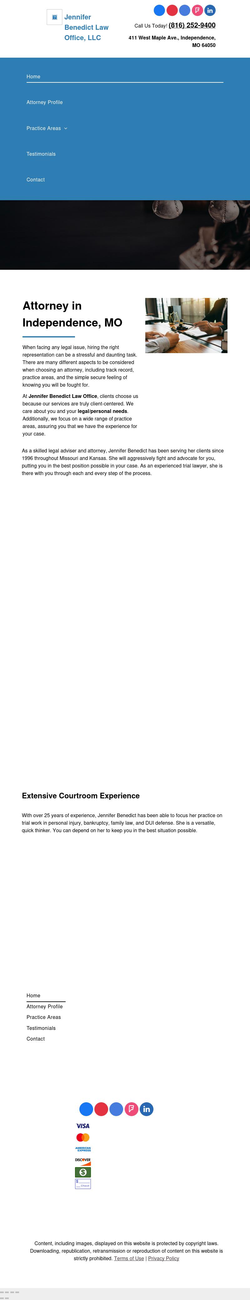 Jennifer Benedict Law Office, LLC - Independence MO Lawyers