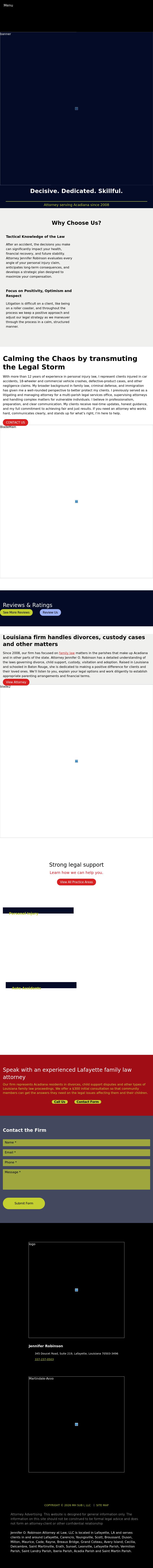 Jennifer O. Robinson Attorney at Law, LLC - Lafayette LA Lawyers