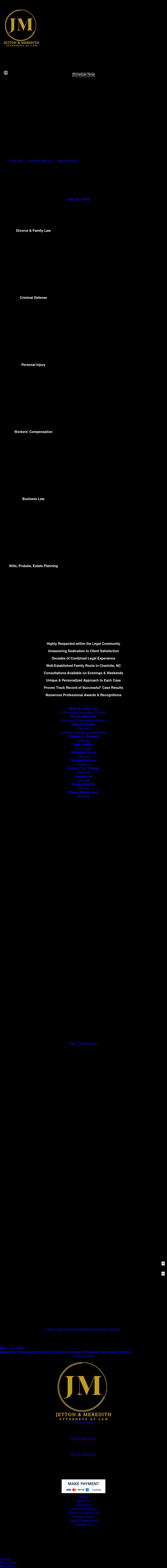 Jetton & Meredith, PLLC - Charlotte NC Lawyers