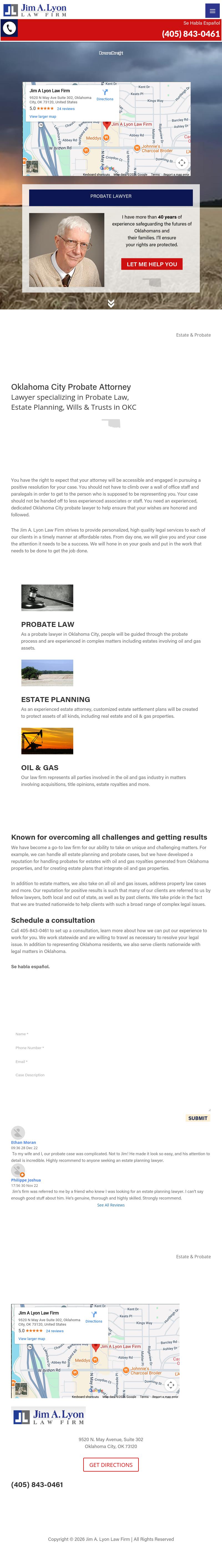 Jim A. Lyon Law Firm - Oklahoma City OK Lawyers