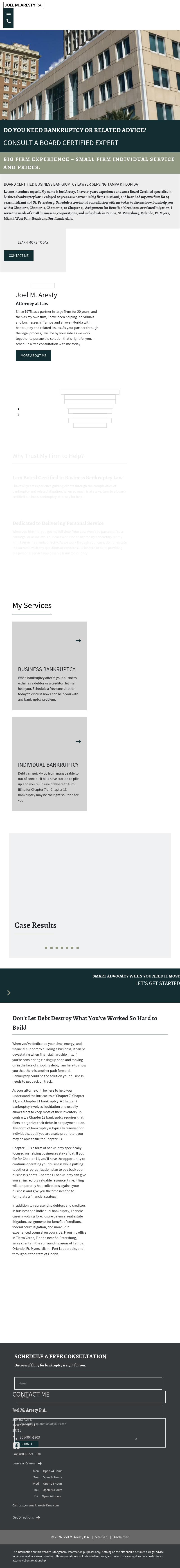 Joel M. Aresty, P.A. - North Miami FL Lawyers