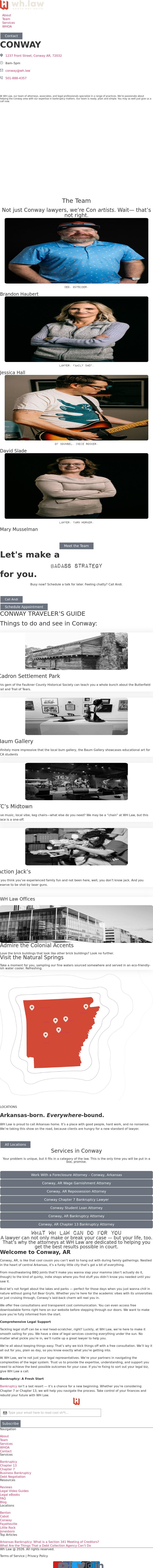 wh Law - Conway AR Lawyers