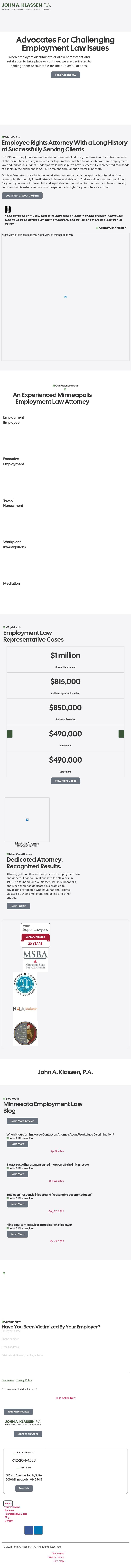 John A. Klassen, P.A. - Minneapolis MN Lawyers