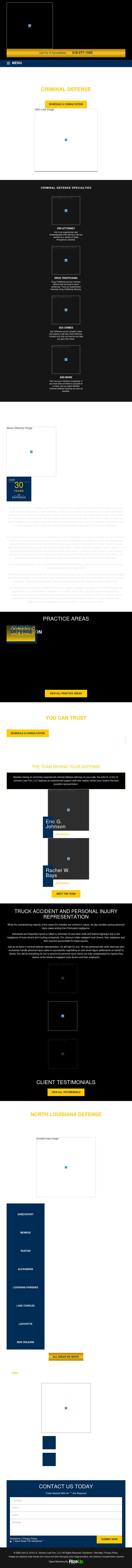 John D. & Eric G. Johnson Law Firm, LLC - Minden LA Lawyers