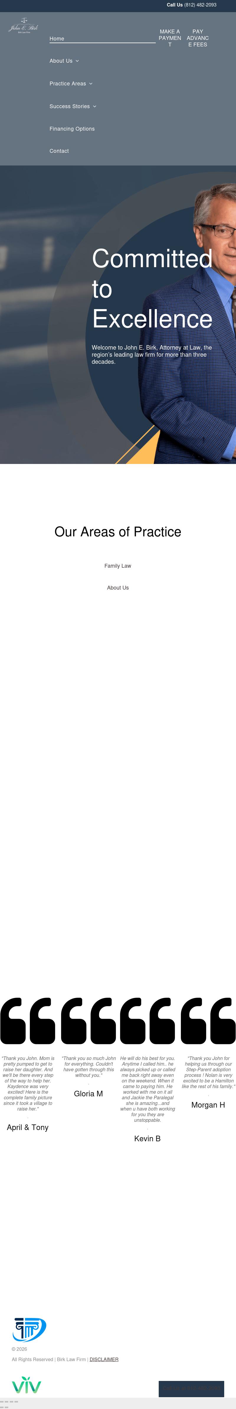 John E. Birk, Attorney at Law - Jasper IN Lawyers