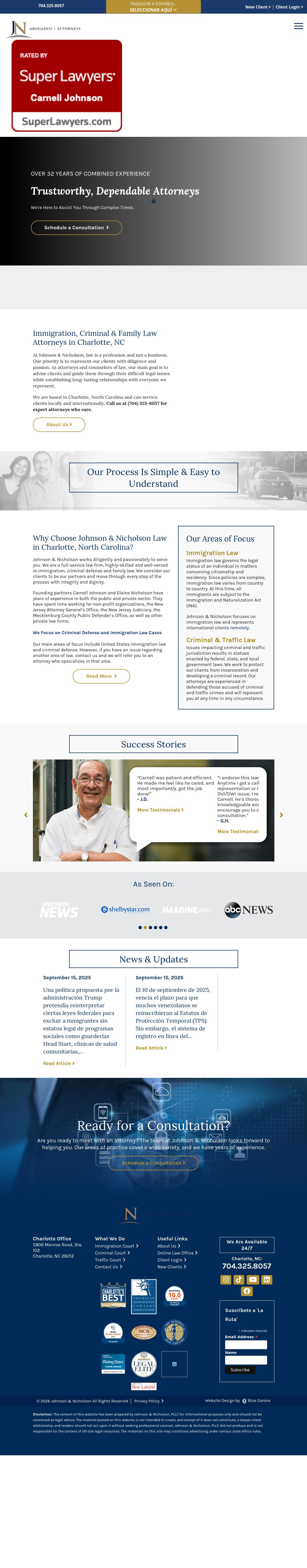 Johnson & Nicholson, PLLC - Charlotte NC Lawyers