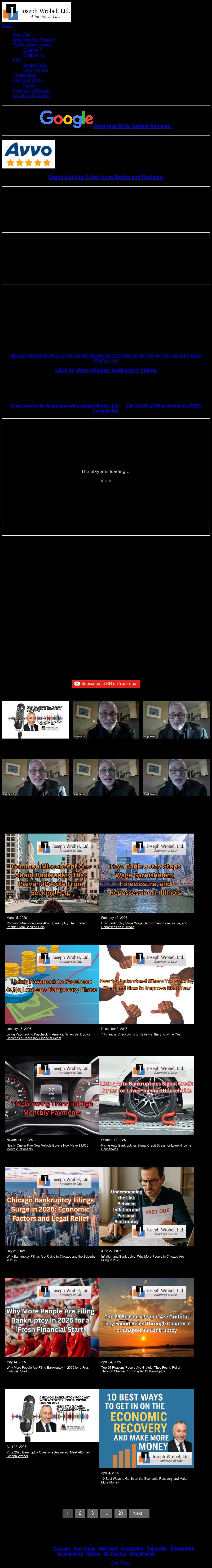 Joseph Wrobel, Ltd. - Orland Park IL Lawyers