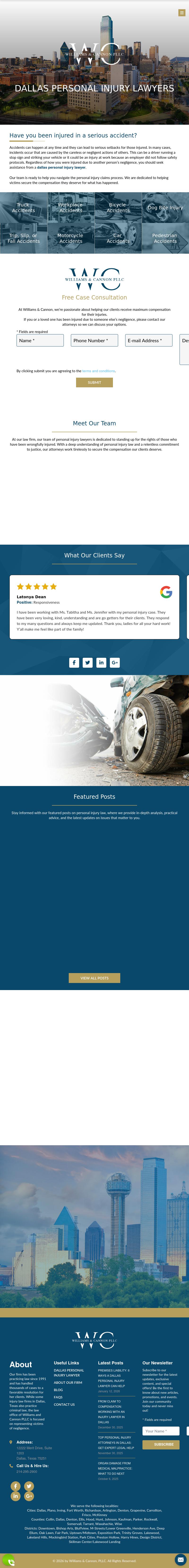 Johnson, Zegen, Scott & Williams, PLLC - Dallas TX Lawyers