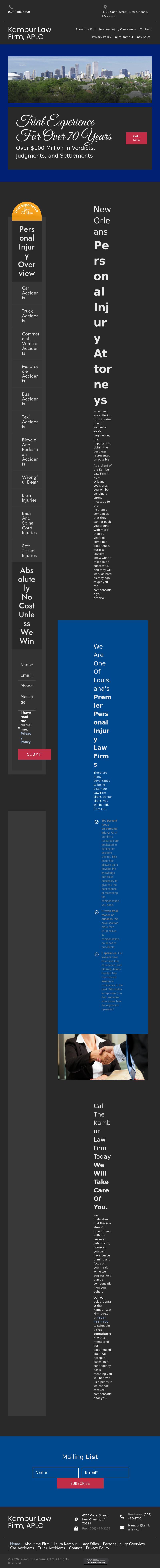 Kambur Law Firm APLC - New Orleans LA Lawyers