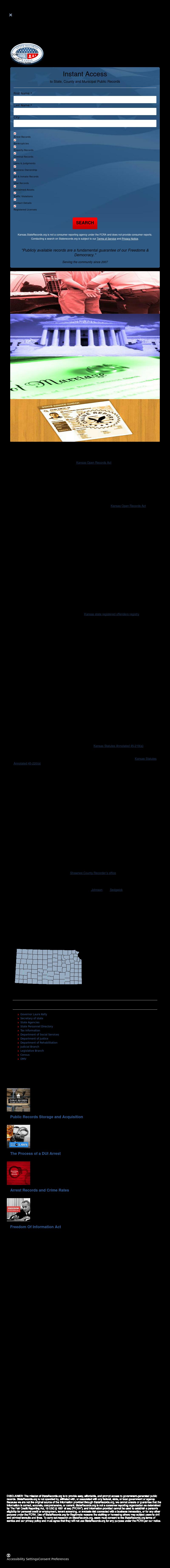Kansas State Records - Wichita KS Lawyers