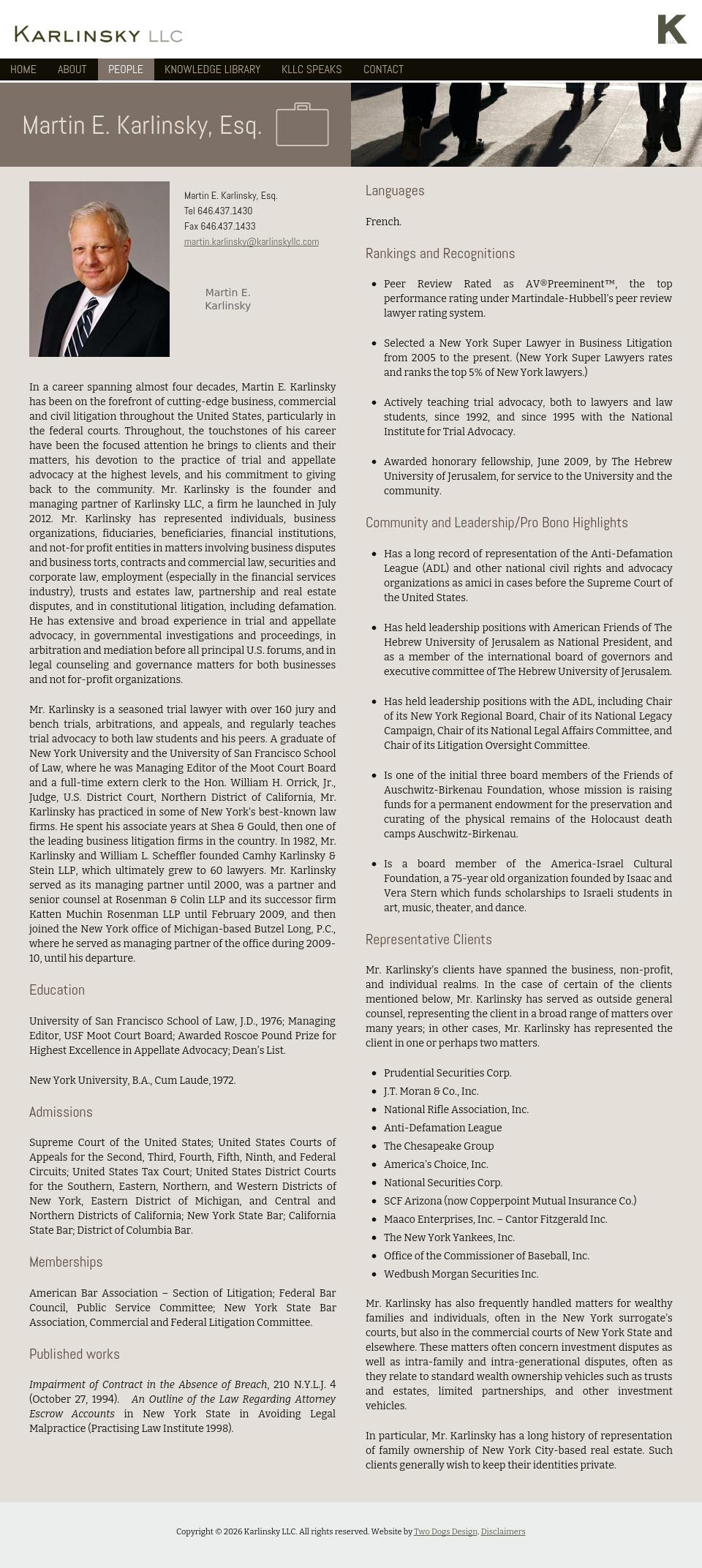 Karlinsky LLC - New York NY Lawyers