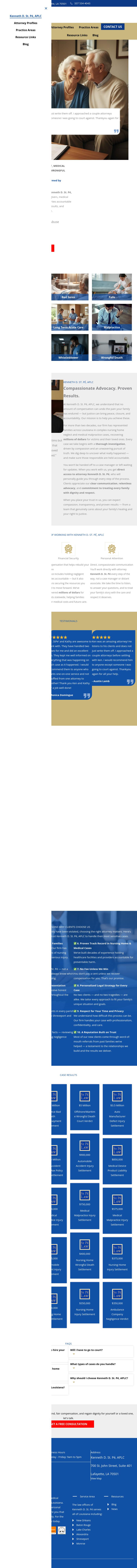 Kenneth D. St. Pe' - Lafayette LA Lawyers