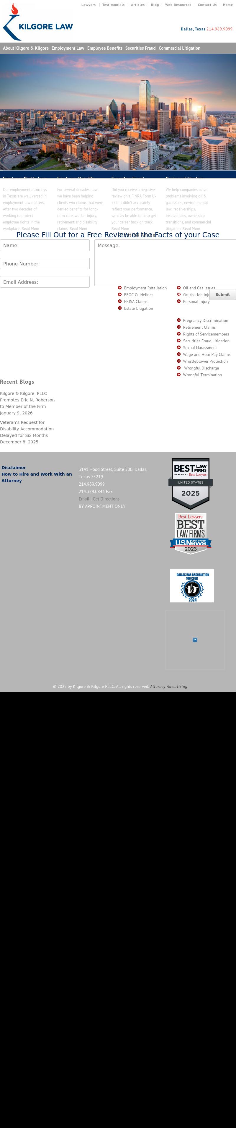 Kilgore & Kilgore PLLC - Dallas TX Lawyers