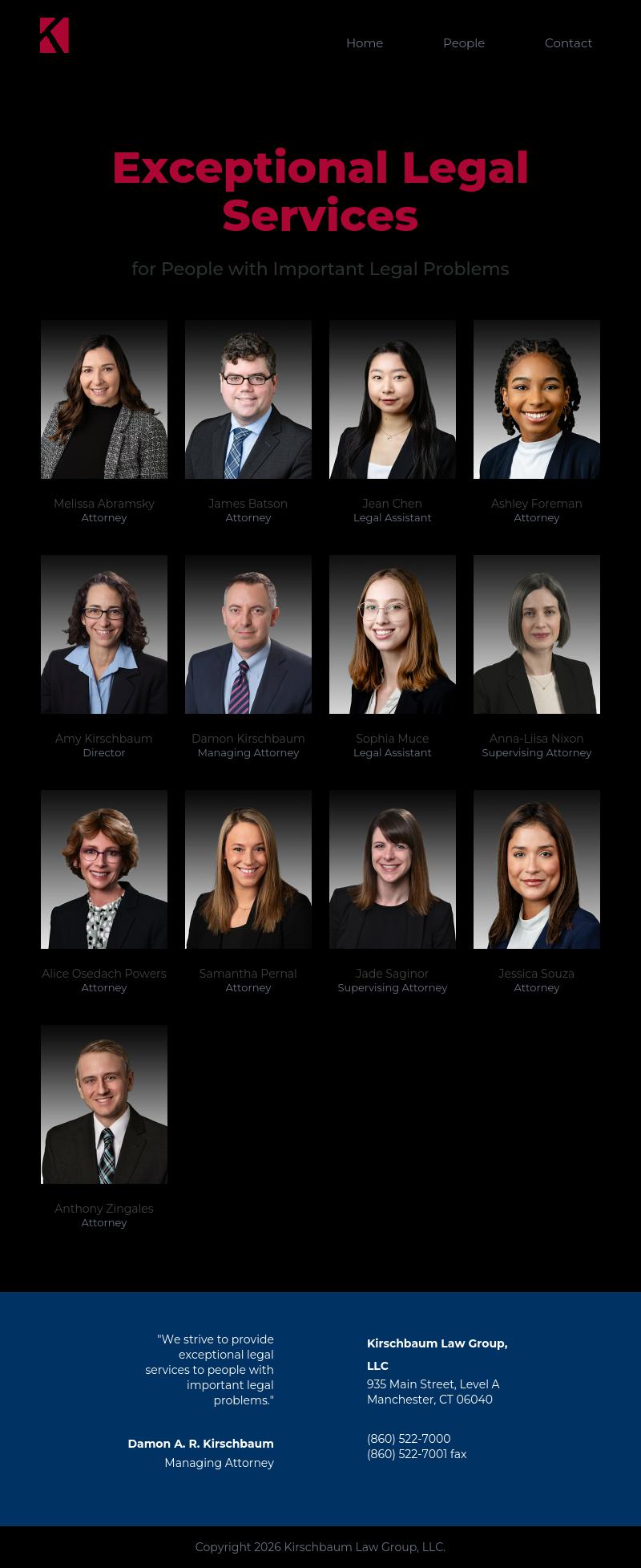 Kirschbaum Law Firm, LLC - Wethersfield CT Lawyers