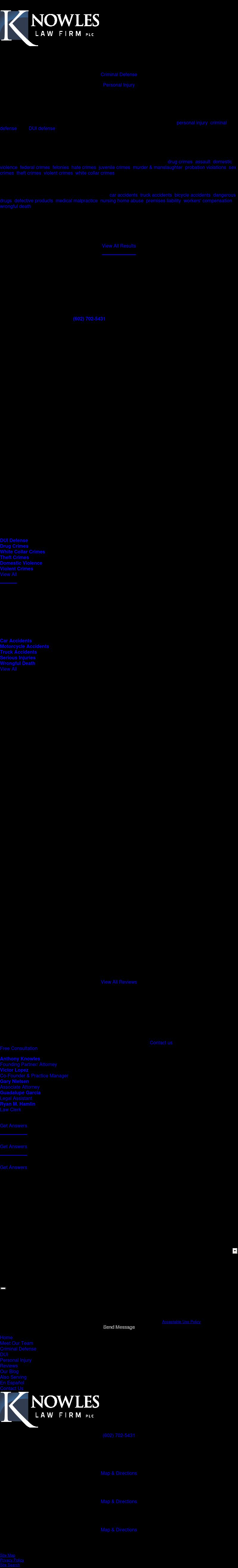 Knowles Law Firm, PLC - Phoenix AZ Lawyers