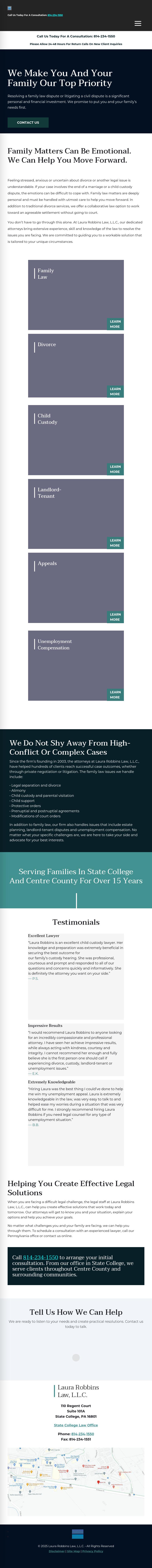 Laura Robbins Law, L.L.C. - State College PA Lawyers