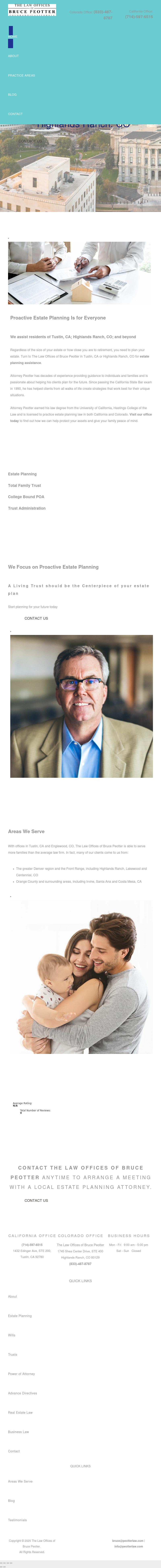 Law Office of Bruce Peotter - Tustin CA Lawyers