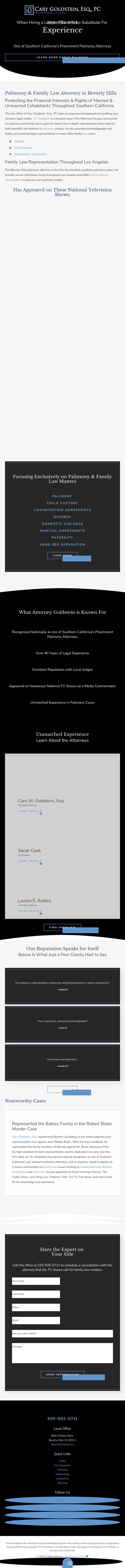 Law Office of Cary W. Goldstein, APLC - Beverly Hills CA Lawyers