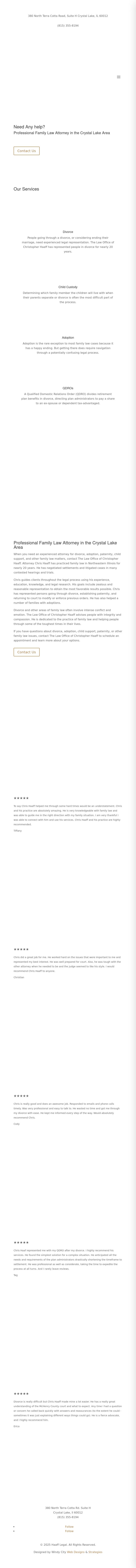 Law Office of Christopher Haaff - Crystal Lake IL Lawyers